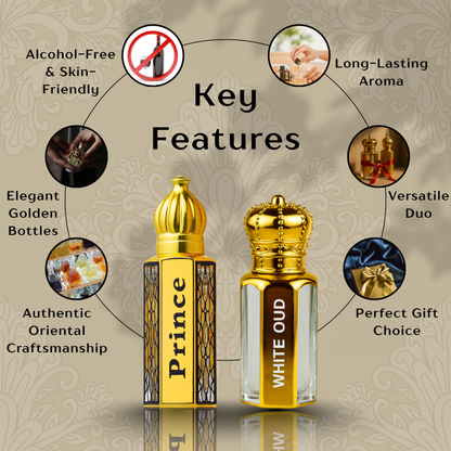 SAEED COMBO – White Oud 18ML & Prince Oud 18ML